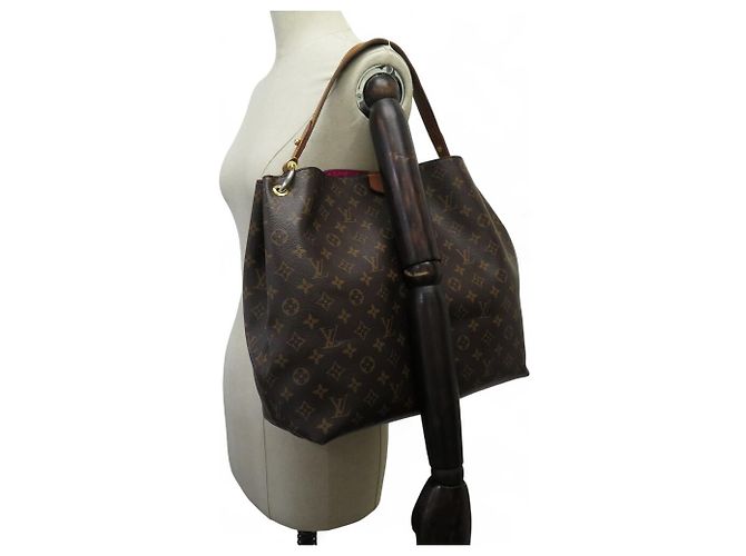 LOUIS VUITTON GRACEFUL MM MONOGRAM CANVAS M43703 PURSE BAG Brown - view 7