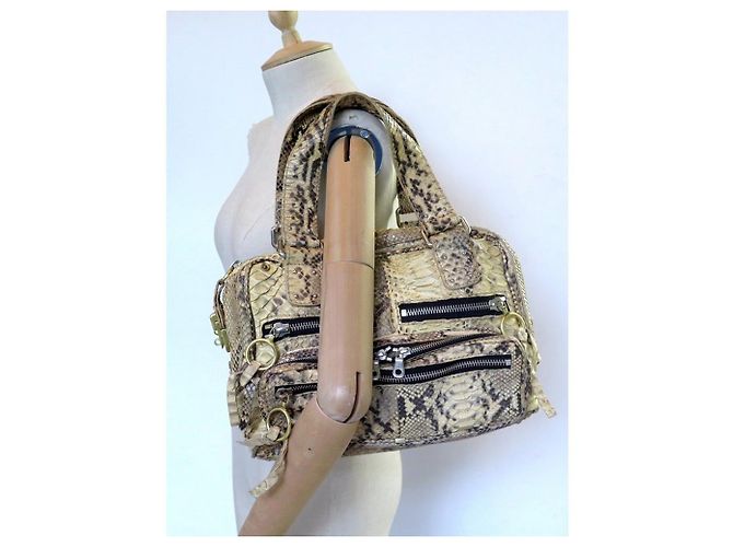 Chloé CHLOE BETTY SHOULDER BAG PYTHON LEATHER HAND BAG - view 11