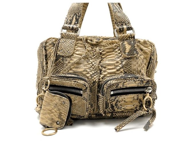 Chloé CHLOE BETTY SHOULDER BAG PYTHON LEATHER HAND BAG - view 2