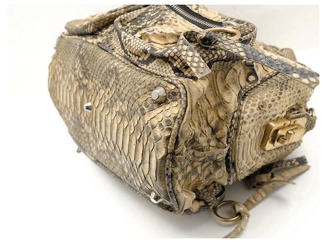 Chloé CHLOE BETTY SHOULDER BAG PYTHON LEATHER HAND BAG - view 6