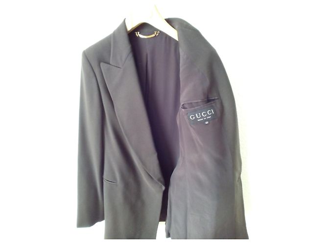 Blazer Gucci de lana marrón oscuro - vista 6