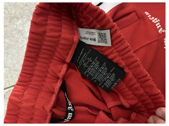 Pantaloni Palm Angels Rossi Rosso - vista 3