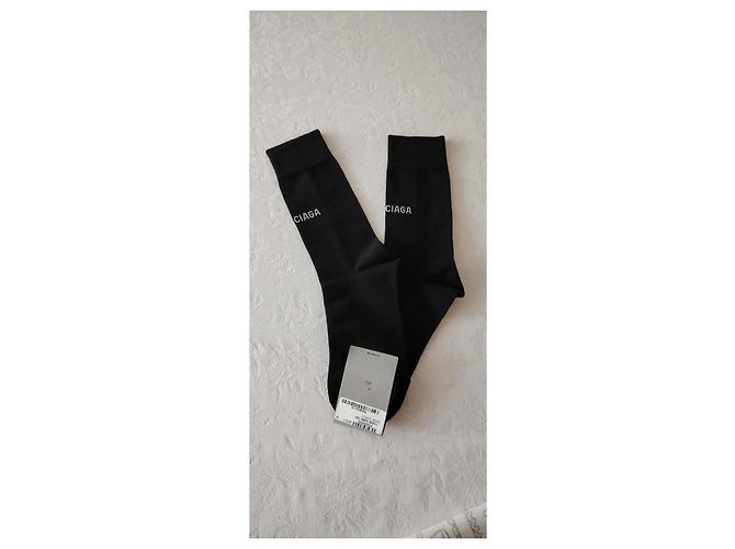 BALENCIAGA CALZE DA DONNA IN NERO. - vista 3