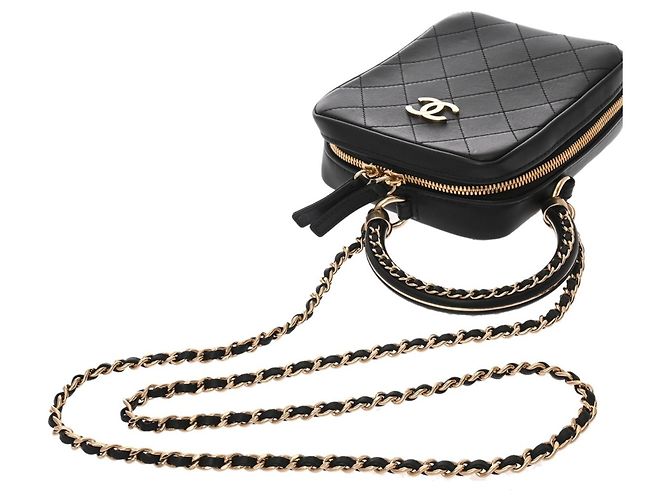 Borsa a Spalla Chanel Matelassé Diana Nero - vista 4