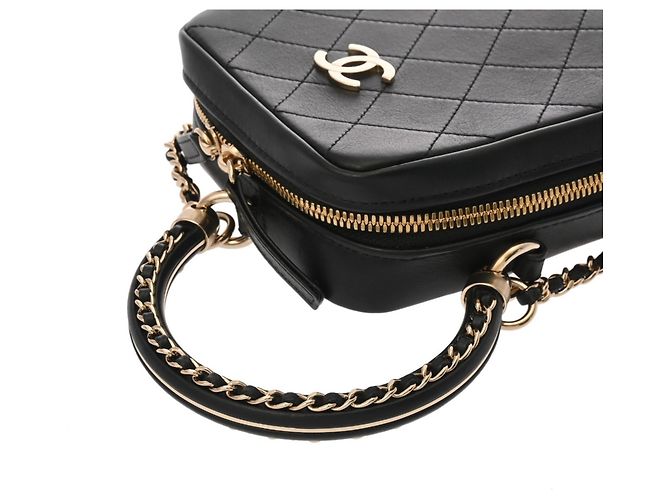 Borsa a Spalla Chanel Matelassé Diana Nero - vista 5