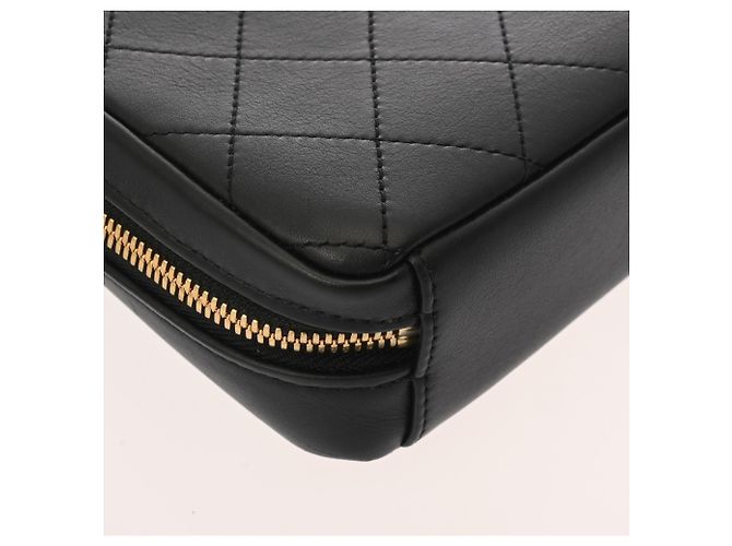 Borsa a Spalla Chanel Matelassé Diana Nero - vista 8