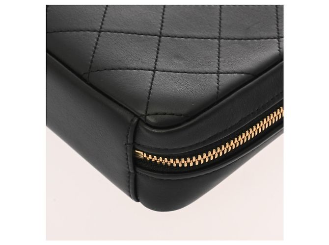 Borsa a Spalla Chanel Matelassé Diana Nero - vista 9