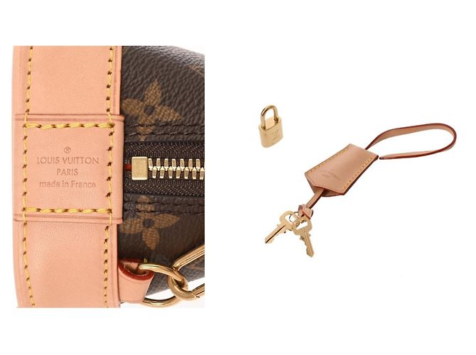 Zaino Alma Monogram Louis Vuitton Marrone - vista 11