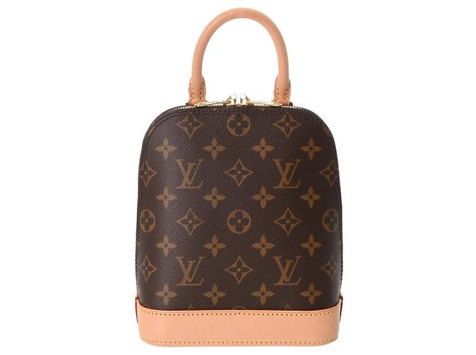 Zaino Alma Monogram Louis Vuitton Marrone - vista 2