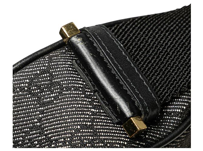 Borsa a spalla Jackie in denim GG nero di Gucci - vista 10