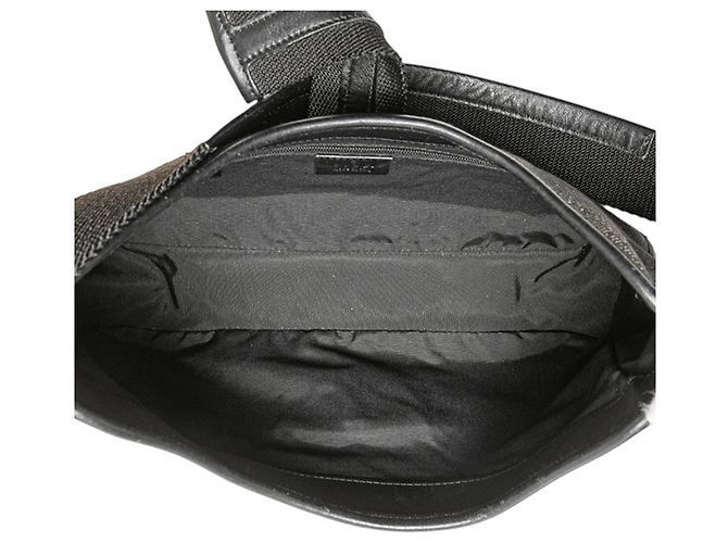 Borsa a spalla Jackie in denim GG nero di Gucci - vista 4