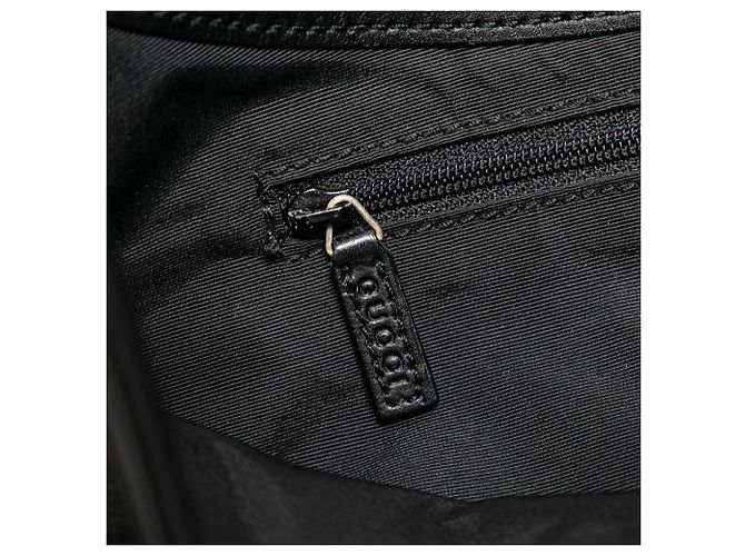 Borsa a spalla Jackie in denim GG nero di Gucci - vista 7