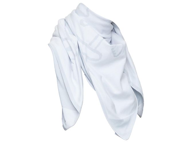 Trim Manta de algodón con borde de impresión de caballo bebé de Hermès Azul - vista 3