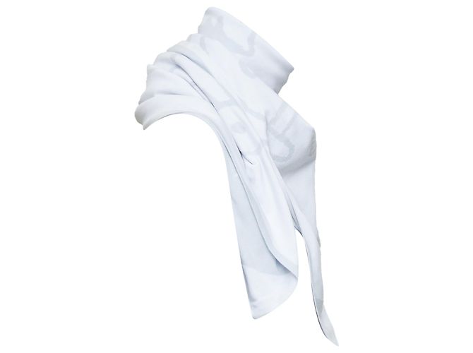 Trim Manta de algodón con borde de impresión de caballo bebé de Hermès Azul - vista 4
