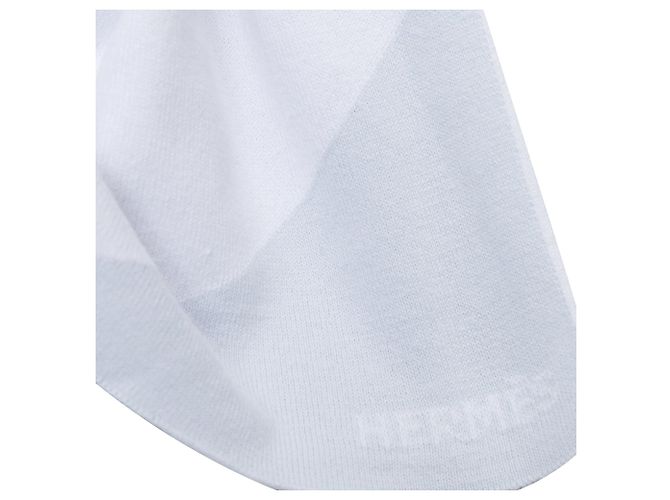 Trim Manta de algodón con borde de impresión de caballo bebé de Hermès Azul - vista 7
