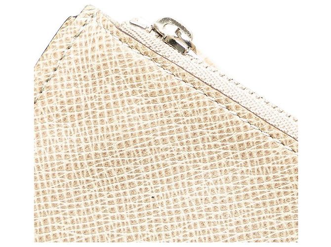 Pochette Cles de Cuero Taiga de Louis Vuitton Castaño Beige - vista 4