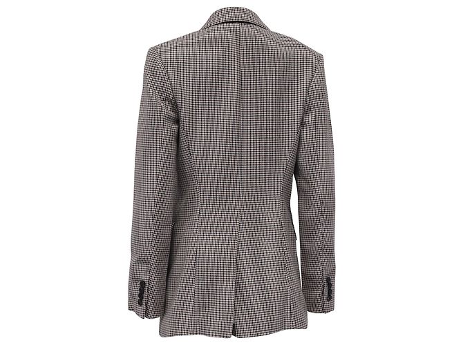 Theory Houndstooth Print Blazer in Multicolor Cotton Multiple colors - view 4