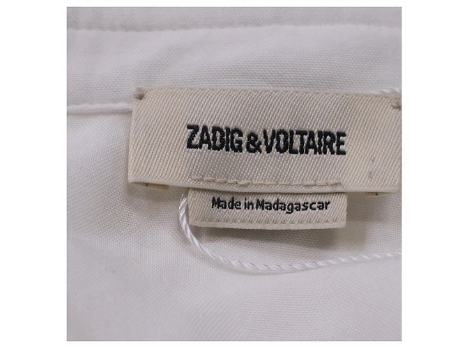 Abito Mini Ranil con Vita Legata in Viscosa Bianca di Zadig & Voltaire Bianco Crudo - vista 5