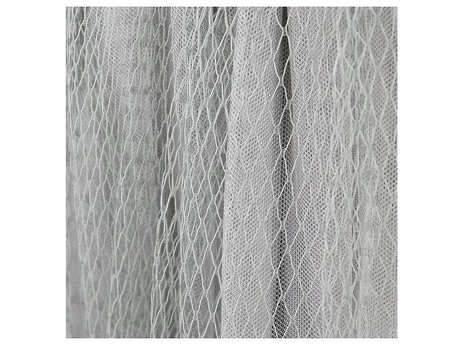 Falda de seda de malla Christian Dior Gris - vista 14