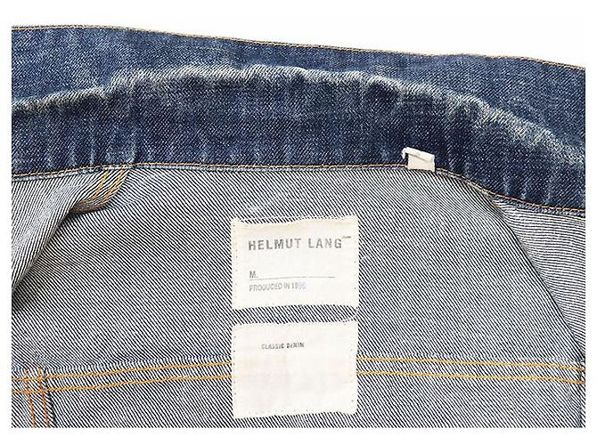 Autre Marque Giacca di denim classica Helmut Lang Blu - vista 9