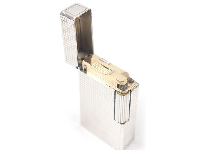 Autre Marque Dupont Line 1 Long Diamond Head Square Lighter Silvery - view 3