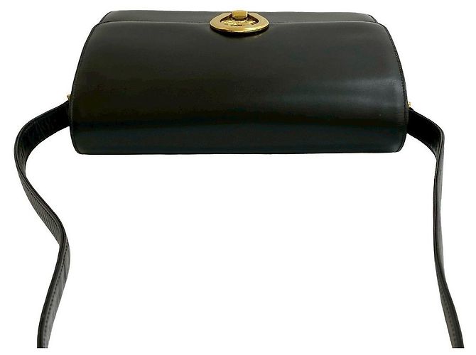 Céline Borsa a tracolla in pelle Celine Nero - vista 5