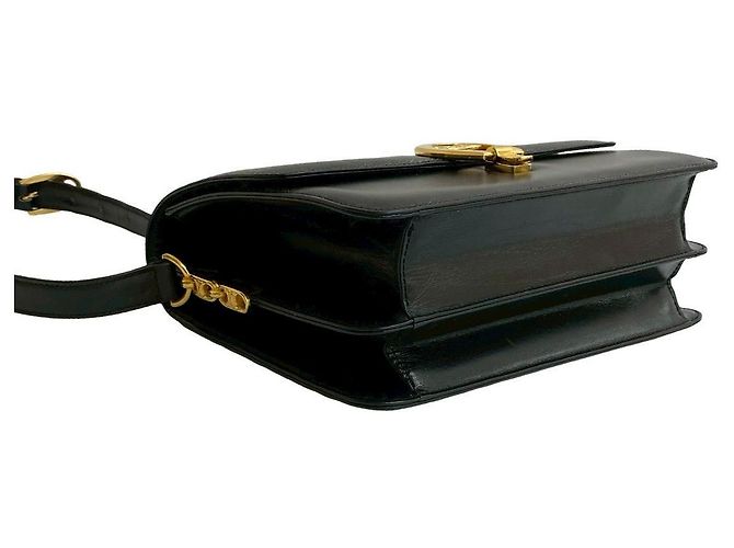 Céline Borsa a tracolla in pelle Celine Nero - vista 8