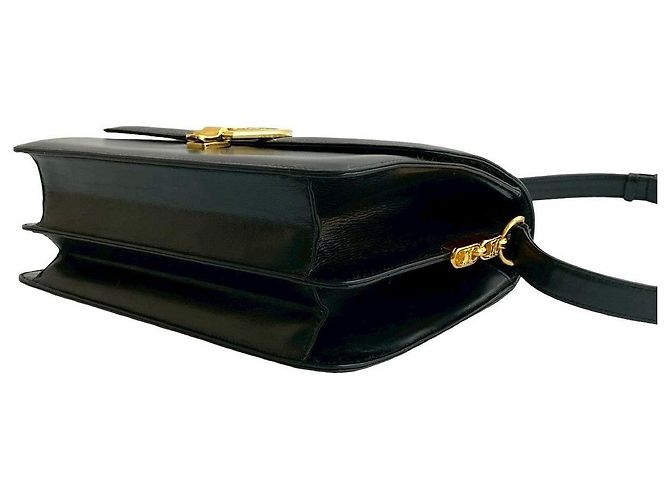 Céline Borsa a tracolla in pelle Celine Nero - vista 9