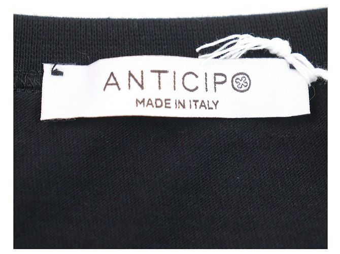 Autre Marque Camiseta de algodón ANTICIPO INZOLIA Negro - vista 7