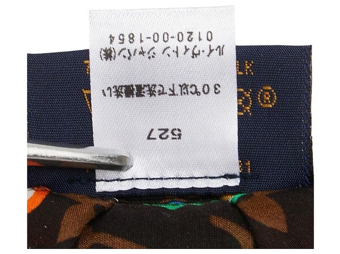 Set di sciarpe in cotone e seta Louis Vuitton Monogram Letters × NBA Marrone - vista 8