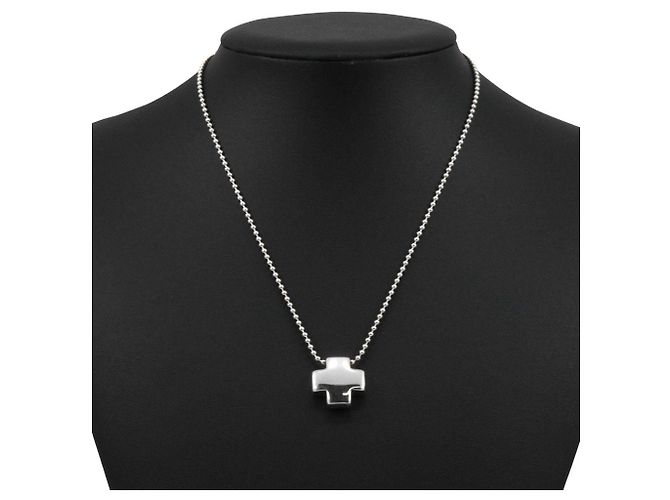 Tiffany & Co Collana Tiffany Croce Romana in Argento 925 - vista 2