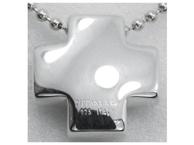 Tiffany & Co Collana Tiffany Croce Romana in Argento 925 - vista 8