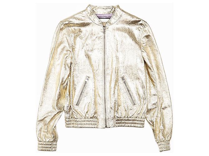 Chaqueta de piel de cordero Love Parade Gucci Dorado - vista 11