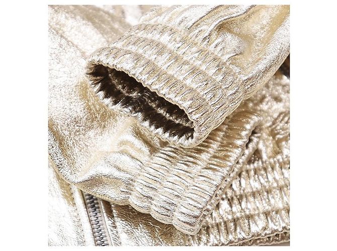 Chaqueta de piel de cordero Love Parade Gucci Dorado - vista 12