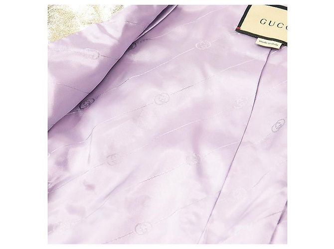 Chaqueta de piel de cordero Love Parade Gucci Dorado - vista 13