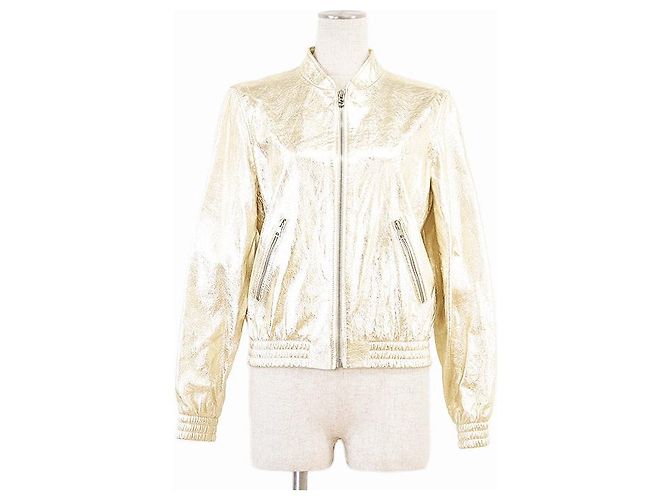 Chaqueta de piel de cordero Love Parade Gucci Dorado - vista 3