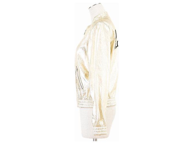 Chaqueta de piel de cordero Love Parade Gucci Dorado - vista 5
