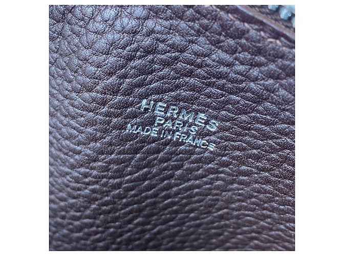 Borsa Tote Hermès Bolide 45 G Stamp Marrone scuro - vista 10