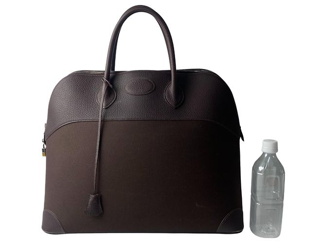 Borsa Tote Hermès Bolide 45 G Stamp Marrone scuro - vista 12