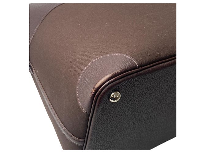 Borsa Tote Hermès Bolide 45 G Stamp Marrone scuro - vista 13