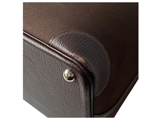 Borsa Tote Hermès Bolide 45 G Stamp Marrone scuro - vista 14