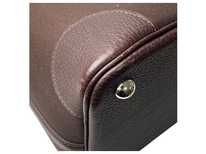 Borsa Tote Hermès Bolide 45 G Stamp Marrone scuro - vista 15