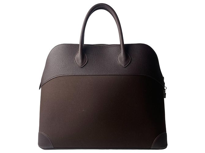 Borsa Tote Hermès Bolide 45 G Stamp Marrone scuro - vista 2