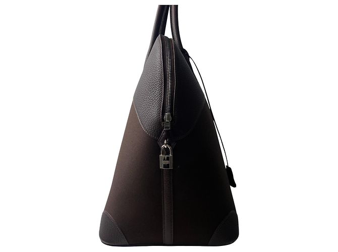 Borsa Tote Hermès Bolide 45 G Stamp Marrone scuro - vista 3