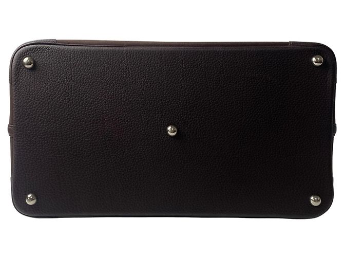 Borsa Tote Hermès Bolide 45 G Stamp Marrone scuro - vista 5