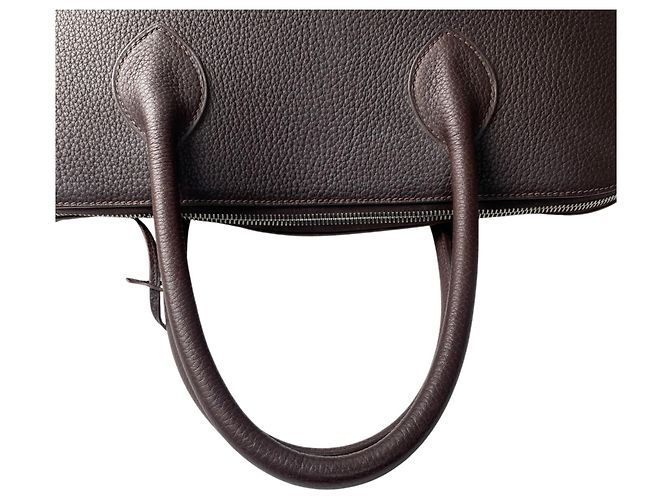 Borsa Tote Hermès Bolide 45 G Stamp Marrone scuro - vista 6