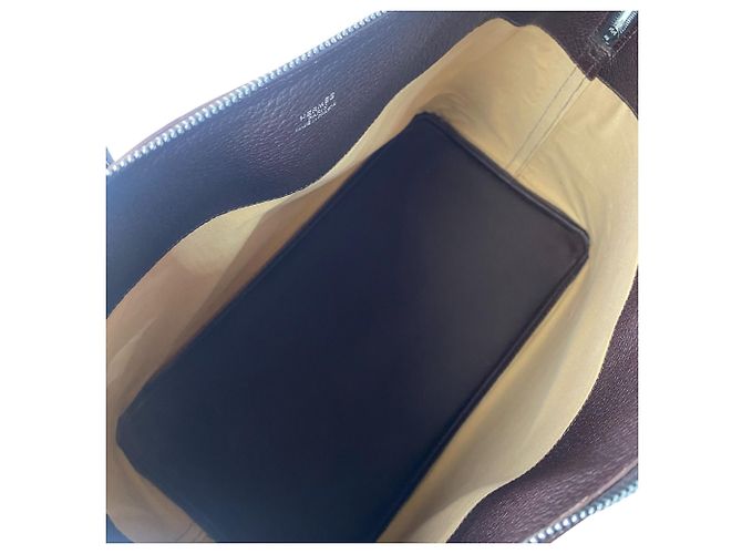 Borsa Tote Hermès Bolide 45 G Stamp Marrone scuro - vista 7
