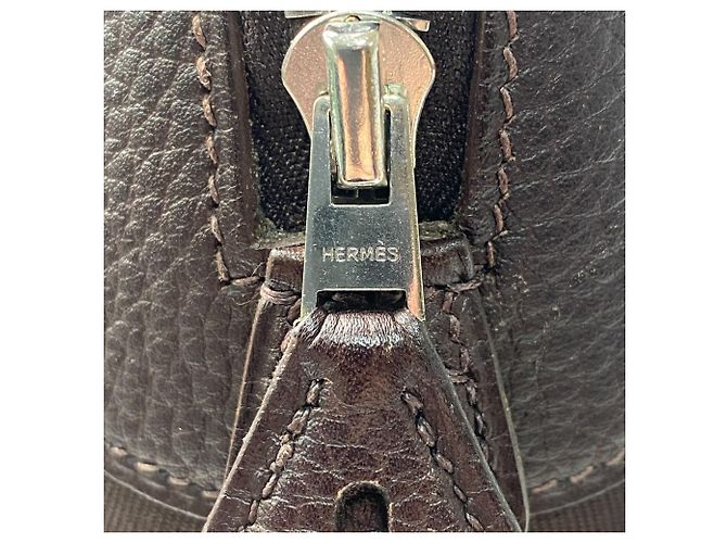 Borsa Tote Hermès Bolide 45 G Stamp Marrone scuro - vista 9