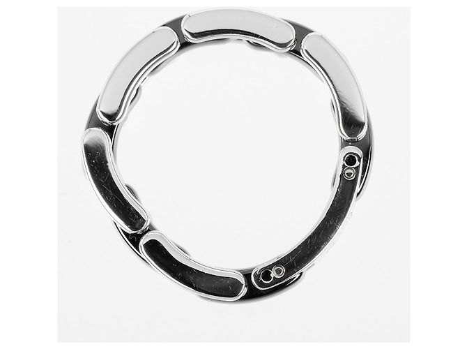 Chanel Ultra Ring 18K White Gold and Ceramic with Diamond Medium Silvery - view 5