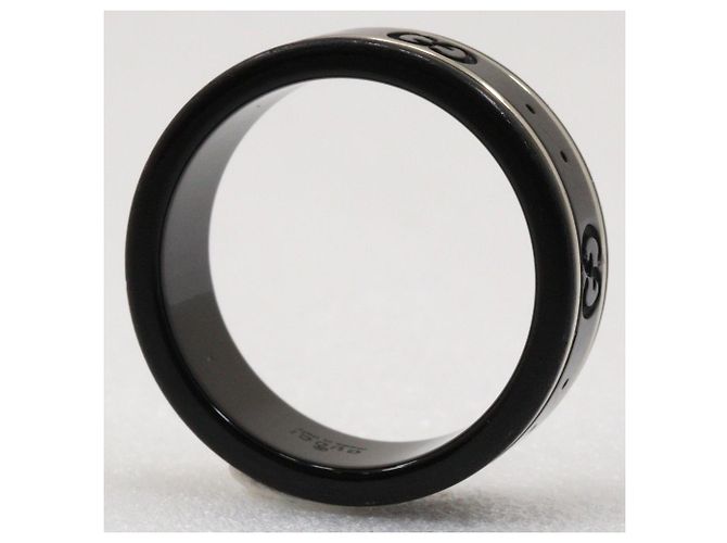 Gucci Icon Ring Ceramic with 18K white gold Black - view 4